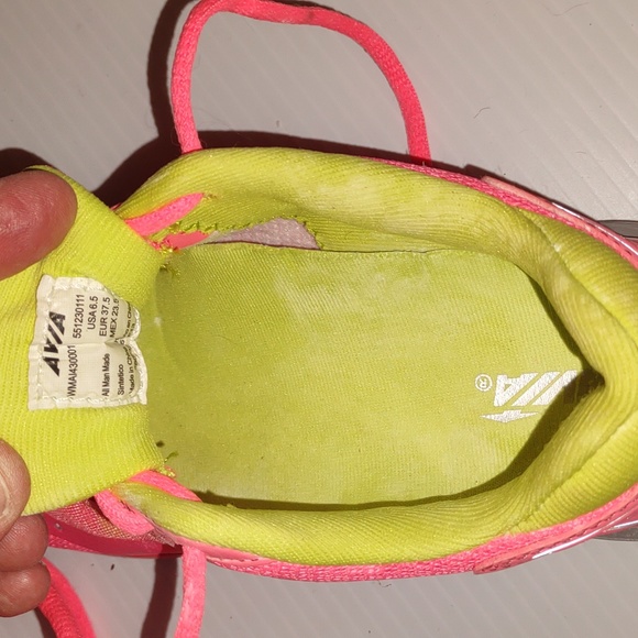 Pink/Salmon Used๐ฃ AVIA Memory Foam Fashion Sneakers Used Flex Sole Color change - Picture 11 of 13